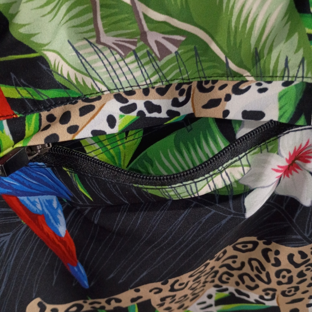 Green and Black Hybrid Jungle Shorts - Picture 7 of 10